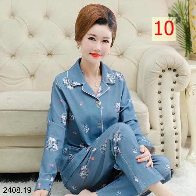 26HA2408.19 - BỘ PIZAMA TRUNG NIÊN CHO MẸ