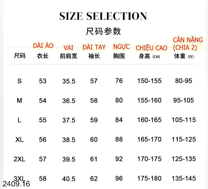 26HA2409.16 - ÁO THUN TRƠN BODY MÀU BASIC CHO NỮ