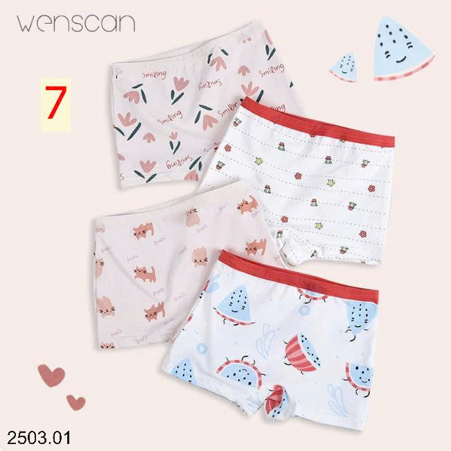 26HA2503.01 - SET 4 CHÍP ĐÙI BÉ GÁI