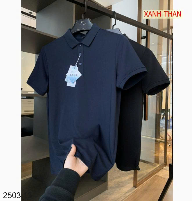 26HA2503.13 - ÁO POLO NAM KẾT HỢP LỤA TƠ TẰM CAO CẤP