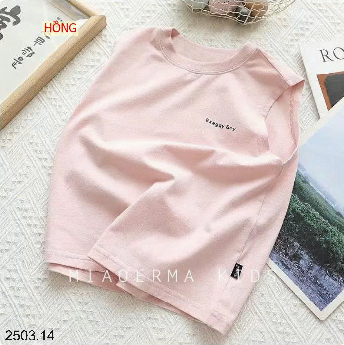 26HA2503.14 - SET 2 ÁO SÁT NÁCH COTTON CHO BÉ