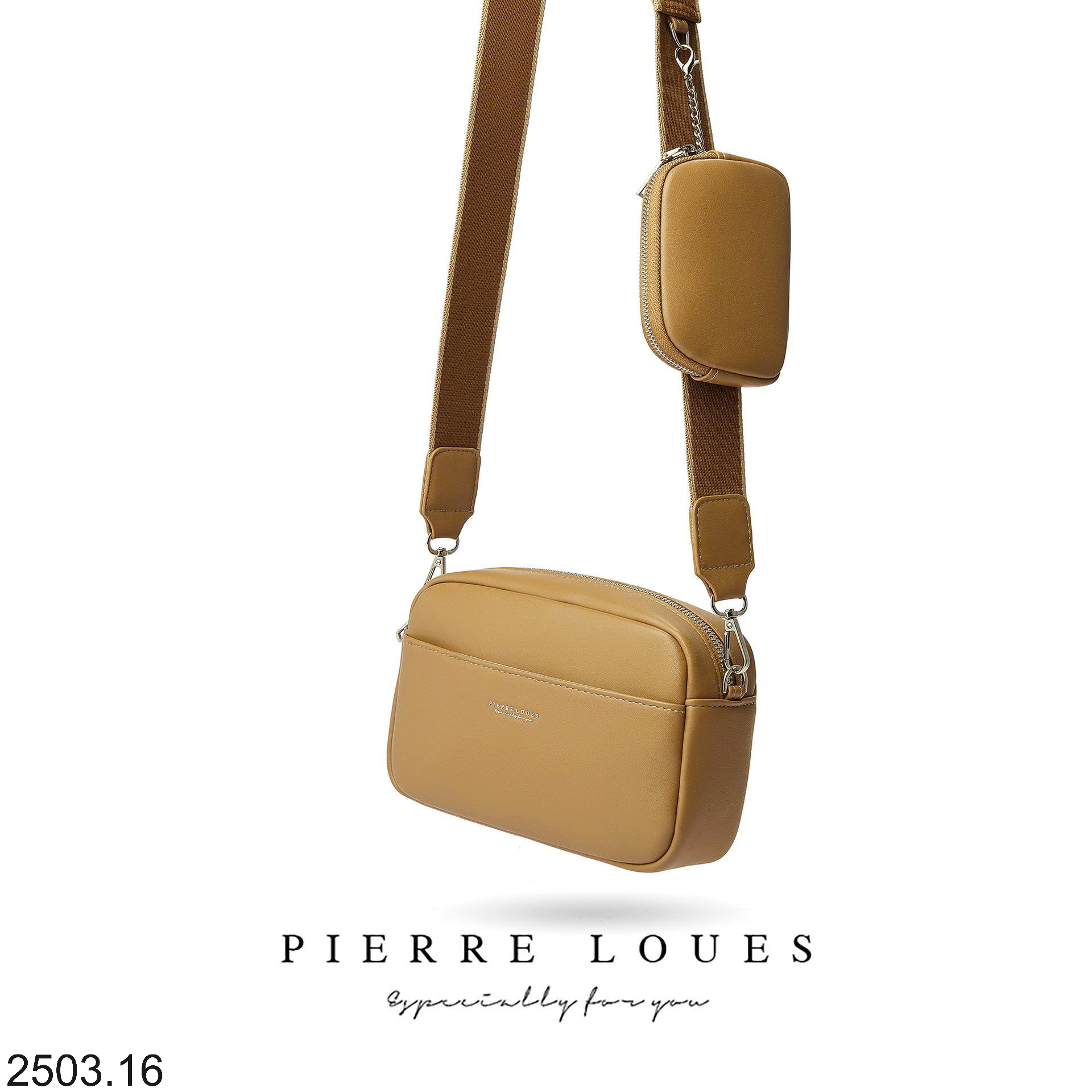 26HA2503.16 - SET TÚI 2 CHI TIẾT HÃNG PIERRE-LOUIS