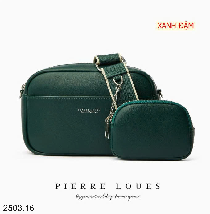 26HA2503.16 - SET TÚI 2 CHI TIẾT HÃNG PIERRE-LOUIS