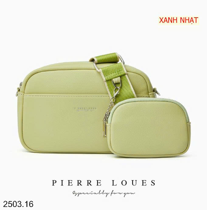 26HA2503.16 - SET TÚI 2 CHI TIẾT HÃNG PIERRE-LOUIS