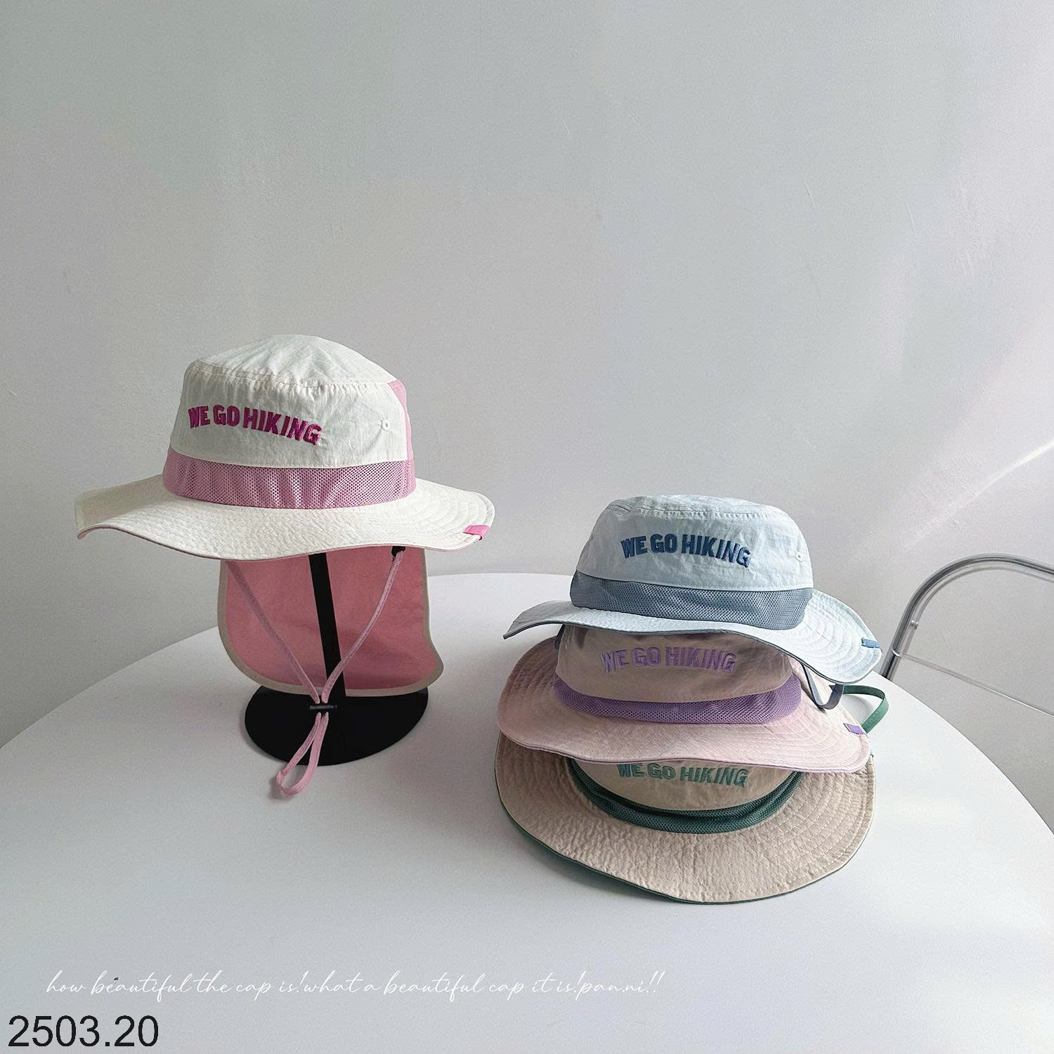 26HA2503.20 - MŨ CHỐNG NẮNG CHO BÉ