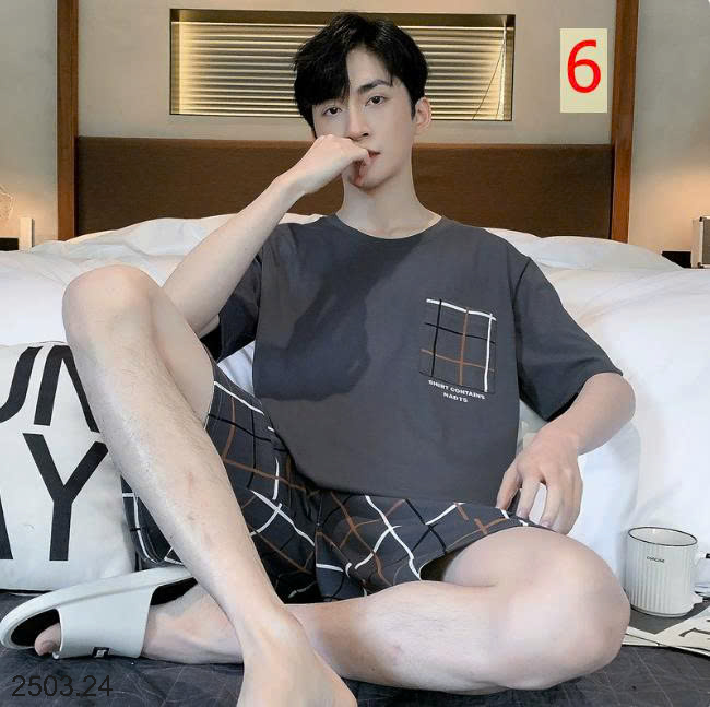 26HA2503.24 - BỘ COTTON MẶC NHÀ NAM