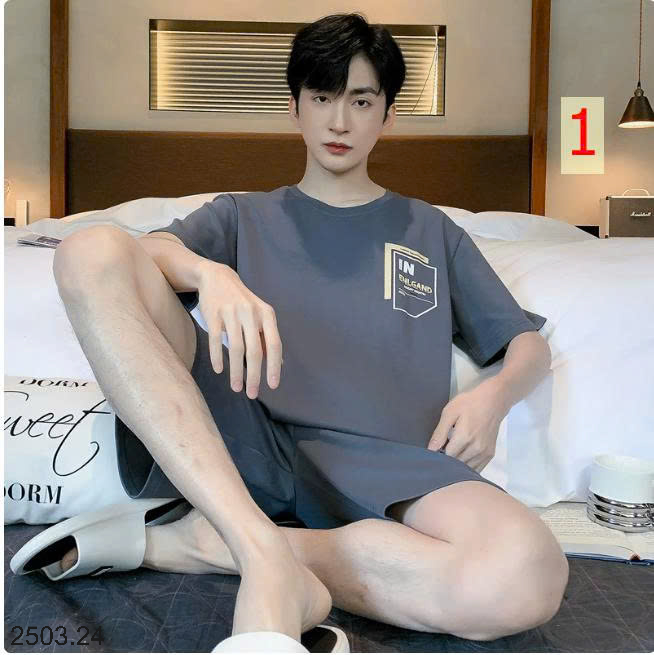 26HA2503.24 - BỘ COTTON MẶC NHÀ NAM