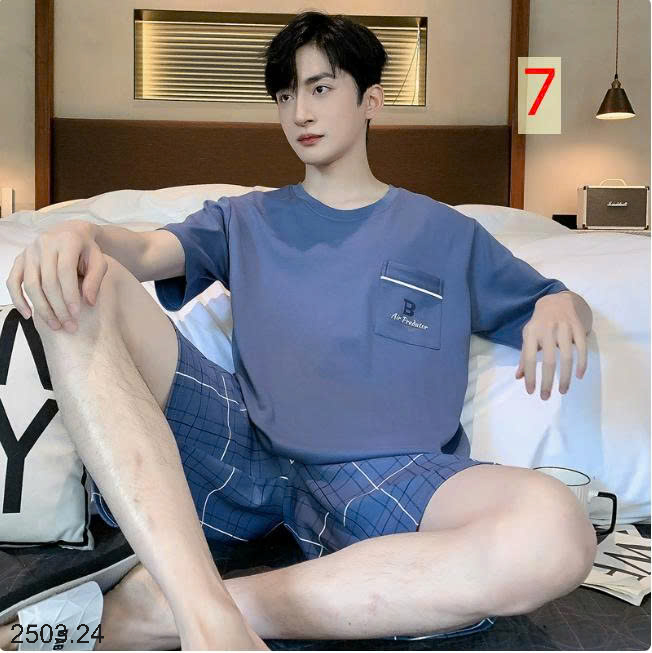 26HA2503.24 - BỘ COTTON MẶC NHÀ NAM