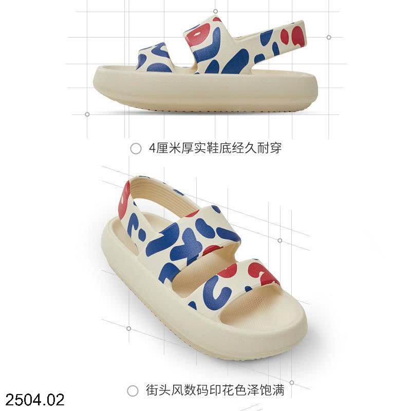 26HA2504.02 - SANDAL HỌA TIẾT UTUNE