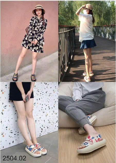 26HA2504.02 - SANDAL HỌA TIẾT UTUNE