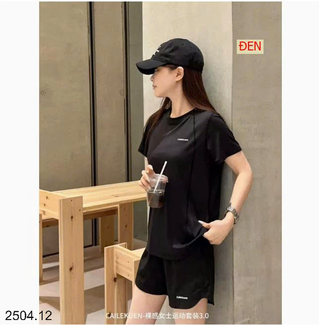 26HA2504.12 - BỘ THỂ THAO LỤA BĂNG CAILEKUEN