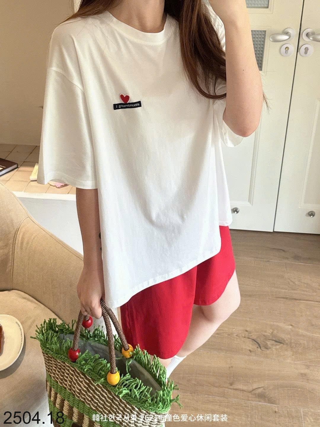 26HA2504.18 - BỘ COTTON MẶC NHÀ HÀN QUỐC CHO NỮ