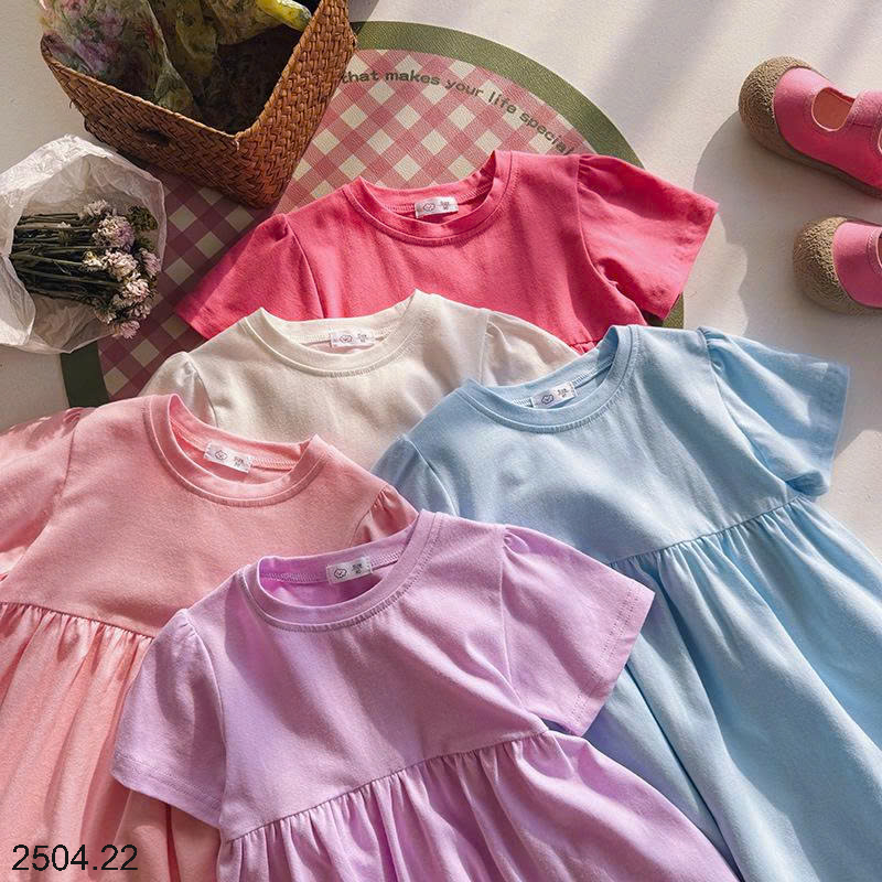 26HA2504.22 - VÁY COTTON MỀM MÁT BÉ GÁI