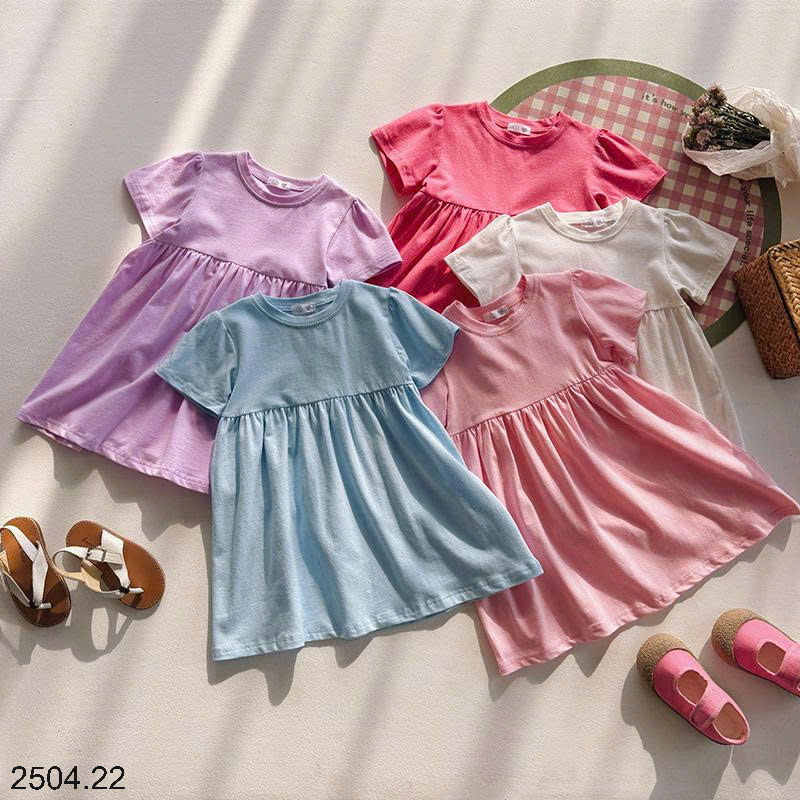 26HA2504.22 - VÁY COTTON MỀM MÁT BÉ GÁI