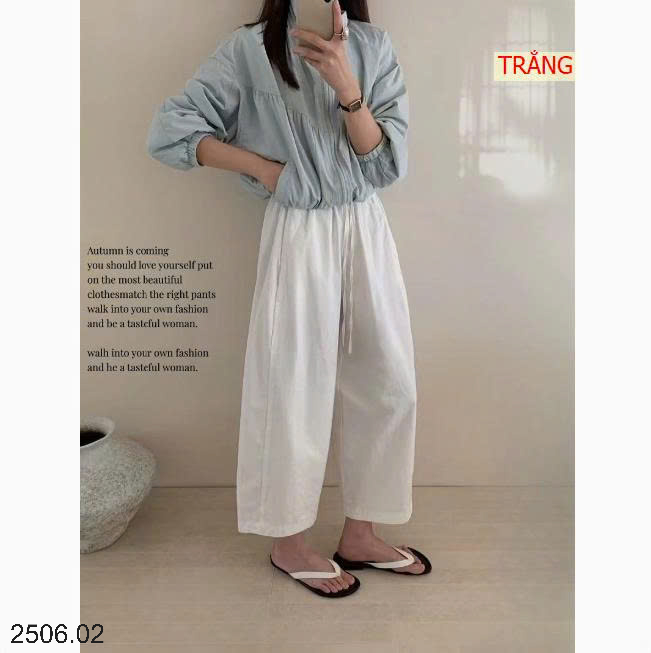 26HA2506.02 - QUẦN CHUN ỐNG RỘNG ANNA