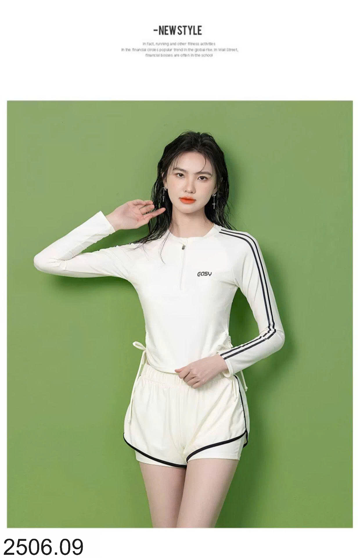 26HA2506.09 - BỘ BƠI DÀI TAY CHO NỮ