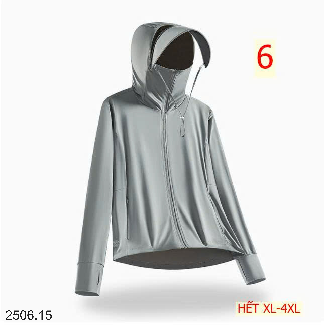 26HA2506.15 - ÁO CHỐNG NẮNG LỤA BĂNG QUẢNG CHÂU NAM NỮ
