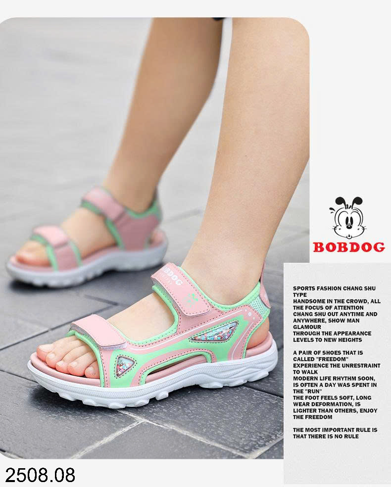 26HA2508.08 - SANDAL BOBDOG BÉ GÁI