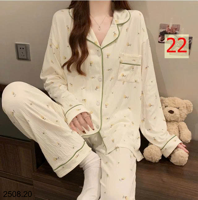 26HA2508.20 - BỘ NỮ PIZAMA MẶC NHÀ