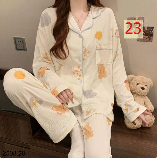 26HA2508.20 - BỘ NỮ PIZAMA MẶC NHÀ