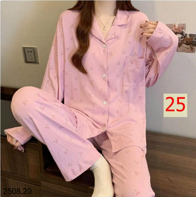 26HA2508.20 - BỘ NỮ PIZAMA MẶC NHÀ