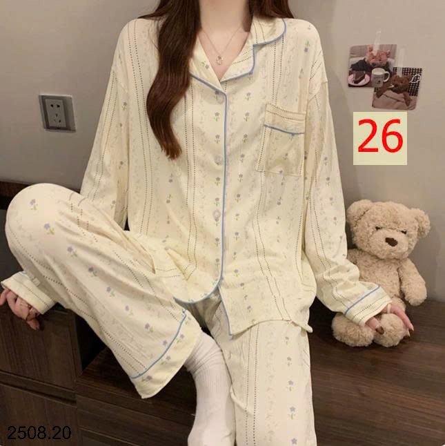 26HA2508.20 - BỘ NỮ PIZAMA MẶC NHÀ