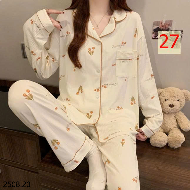 26HA2508.20 - BỘ NỮ PIZAMA MẶC NHÀ