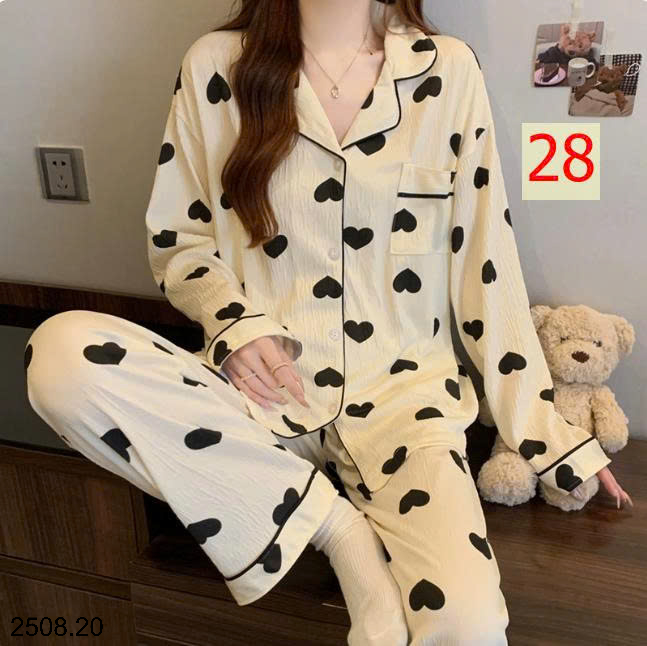 26HA2508.20 - BỘ NỮ PIZAMA MẶC NHÀ