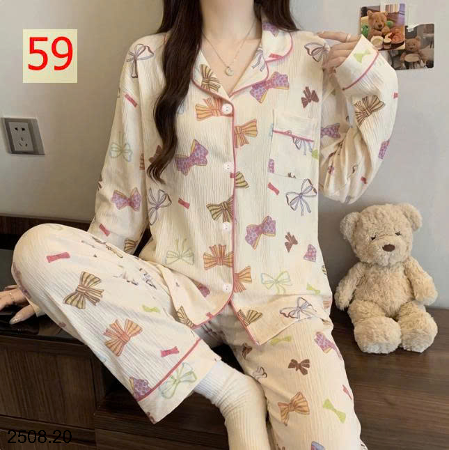 26HA2508.20 - BỘ NỮ PIZAMA MẶC NHÀ