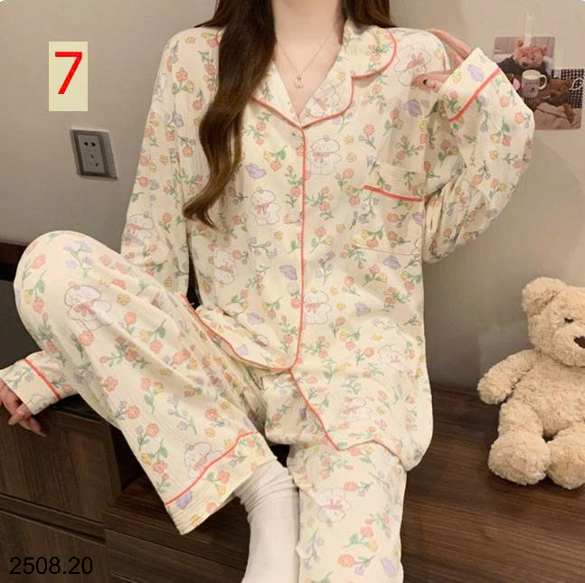 26HA2508.20 - BỘ NỮ PIZAMA MẶC NHÀ