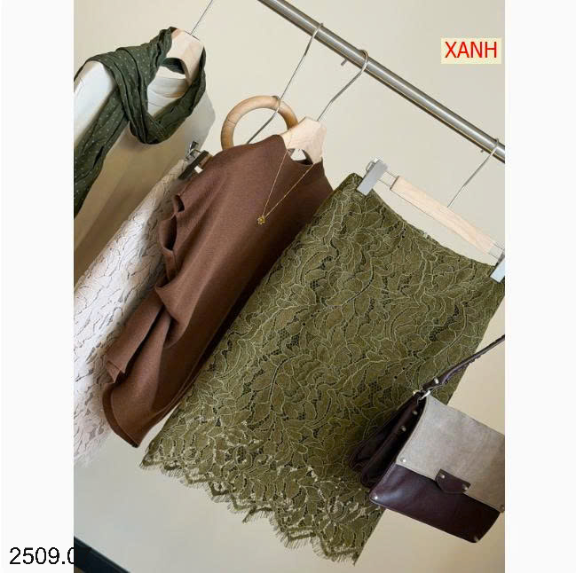 26HA2509.07 - CHÂN VÁY REN ANNA