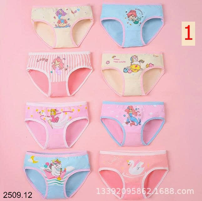 26HA2509.12 - SET 8 QUẦN CHÍP BÉ GÁI