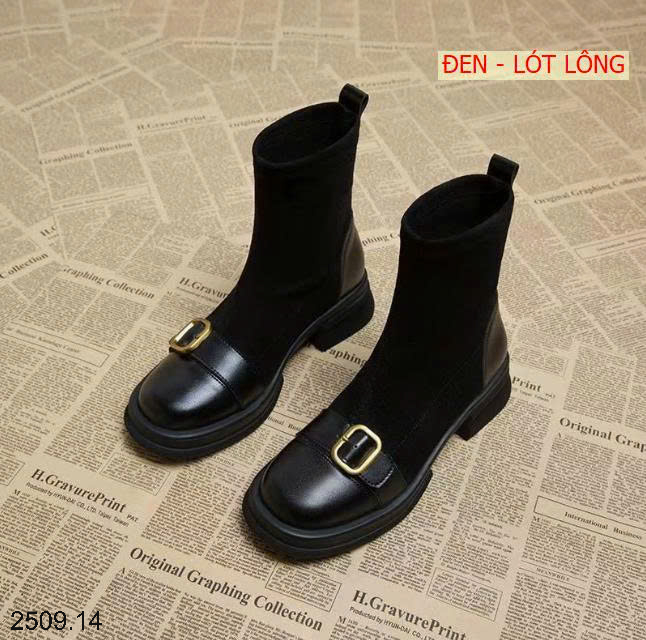 26HA2509.14 - GIÀY BỐT CỔ NGẮN CHO NỮ