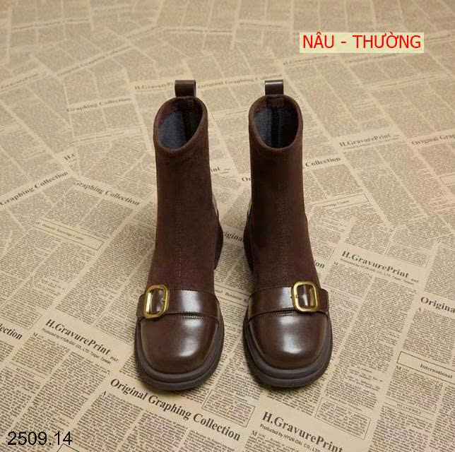 26HA2509.14 - GIÀY BỐT CỔ NGẮN CHO NỮ