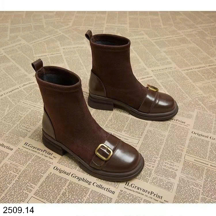 26HA2509.14 - GIÀY BỐT CỔ NGẮN CHO NỮ