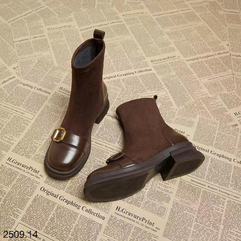 26HA2509.14 - GIÀY BỐT CỔ NGẮN CHO NỮ