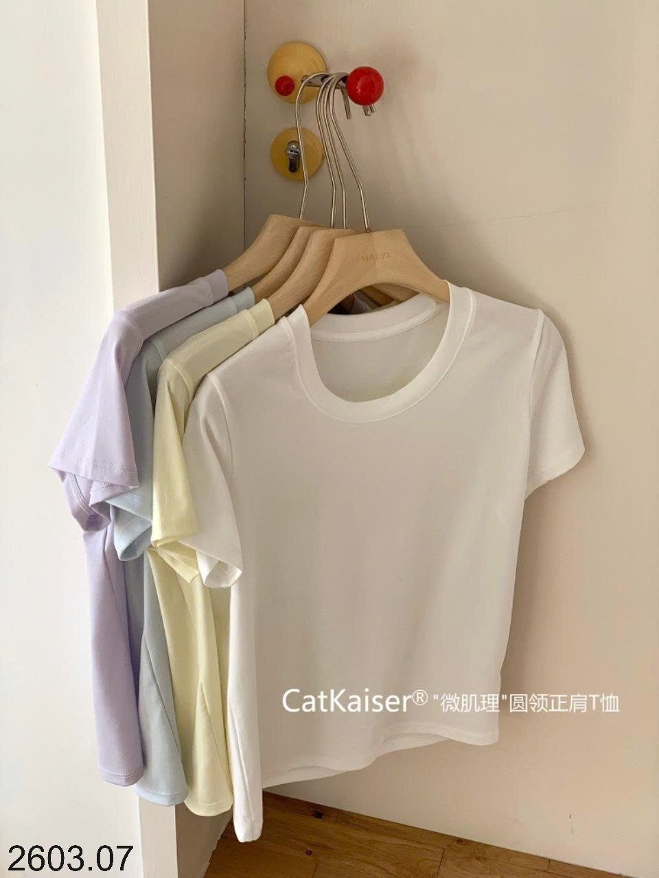 26HA2603.07 - ÁO THUN CỔ TRÒN CATKAISER