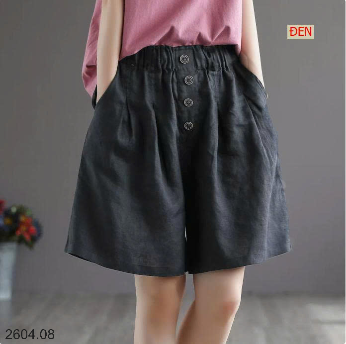 26HA2604.08 - QUẦN SHORT ỐNG RỘNG NỮ