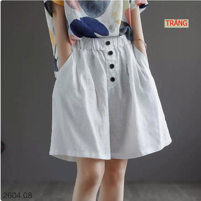 26HA2604.08 - QUẦN SHORT ỐNG RỘNG NỮ