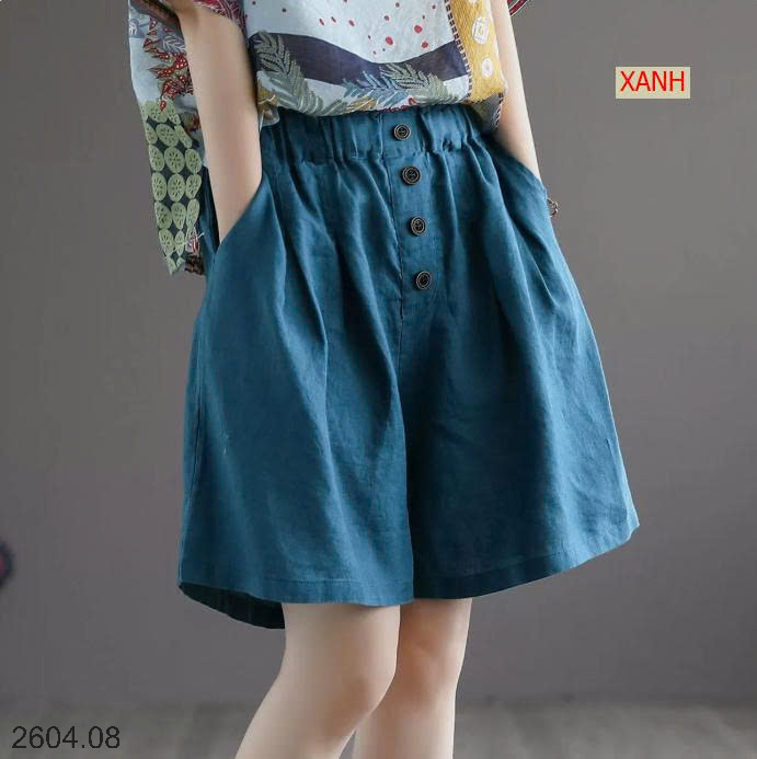 26HA2604.08 - QUẦN SHORT ỐNG RỘNG NỮ