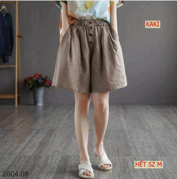 26HA2604.08 - QUẦN SHORT ỐNG RỘNG NỮ