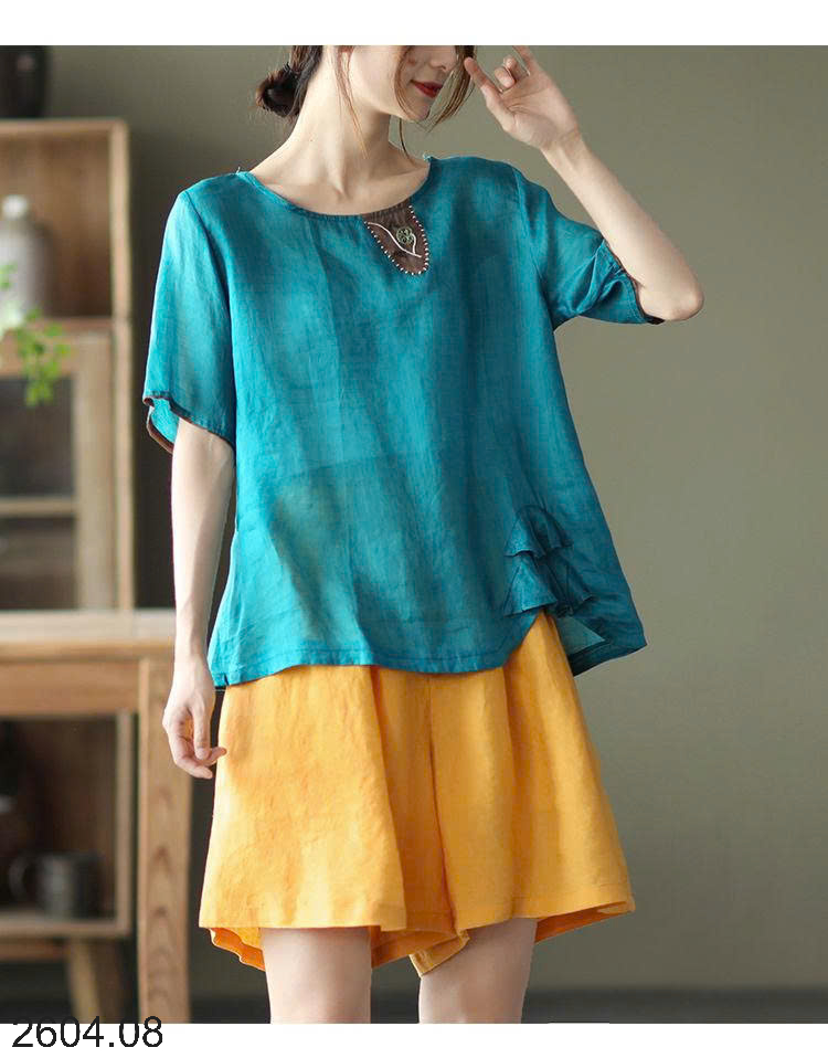 26HA2604.08 - QUẦN SHORT ỐNG RỘNG NỮ