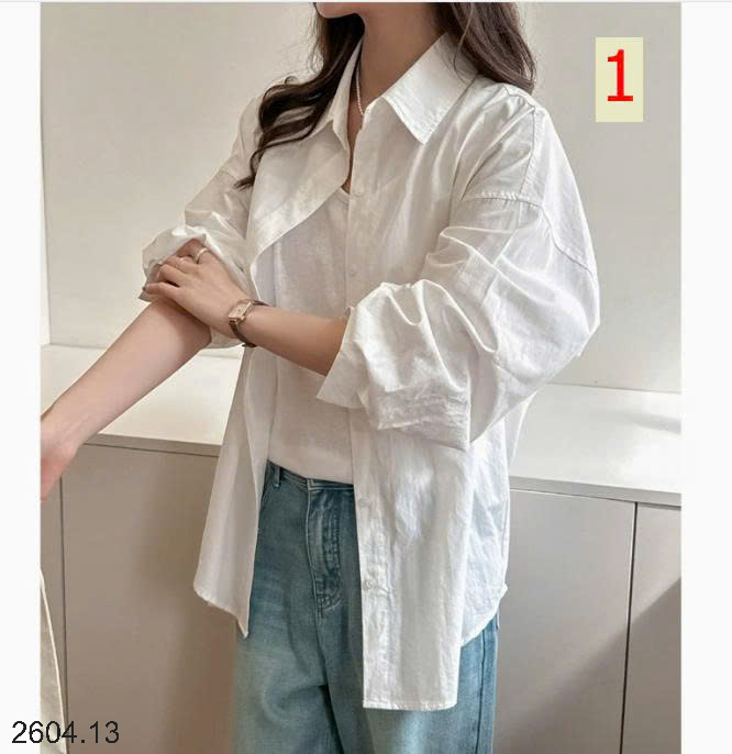 26HA2604.13 - ÁO SƠ MI TRƠN CHO NỮ