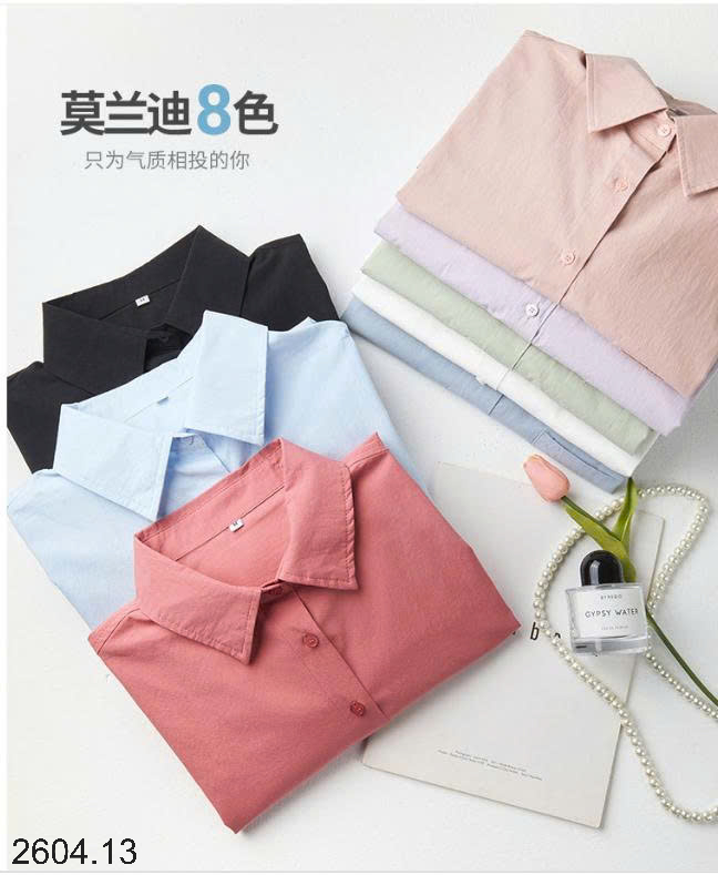 26HA2604.13 - ÁO SƠ MI TRƠN CHO NỮ