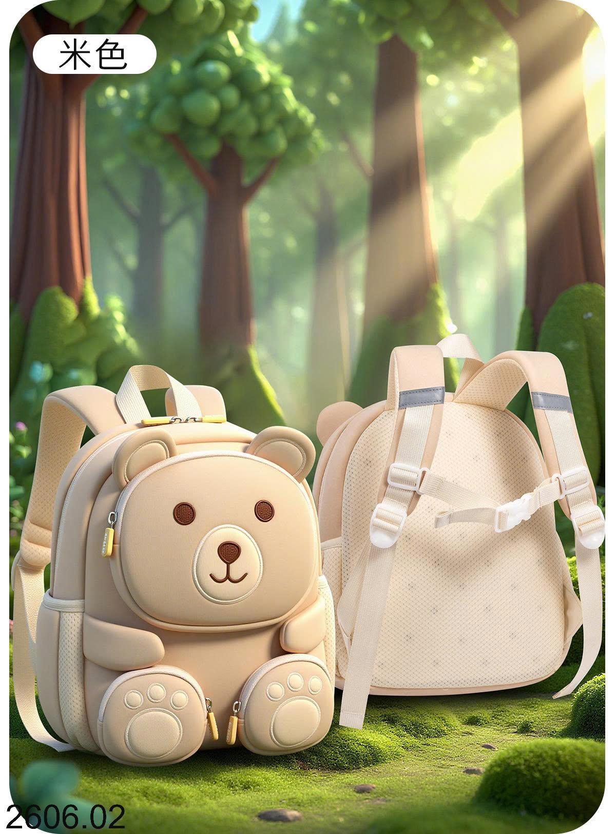26HA2606.02 - BA LÔ BABY HÌNH GẤU DỄ THƯƠNG