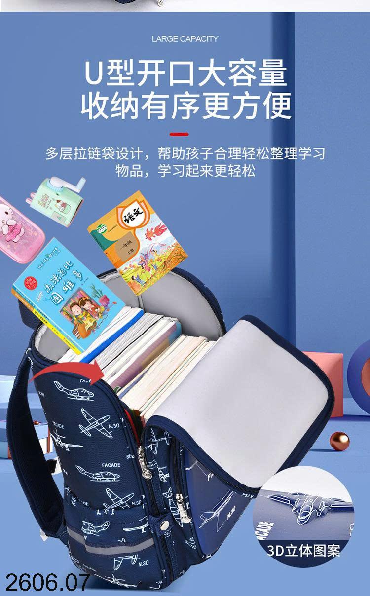 26HA2606.07 - BA LÔ CHỐNG GÙ 3D CHO BÉ
