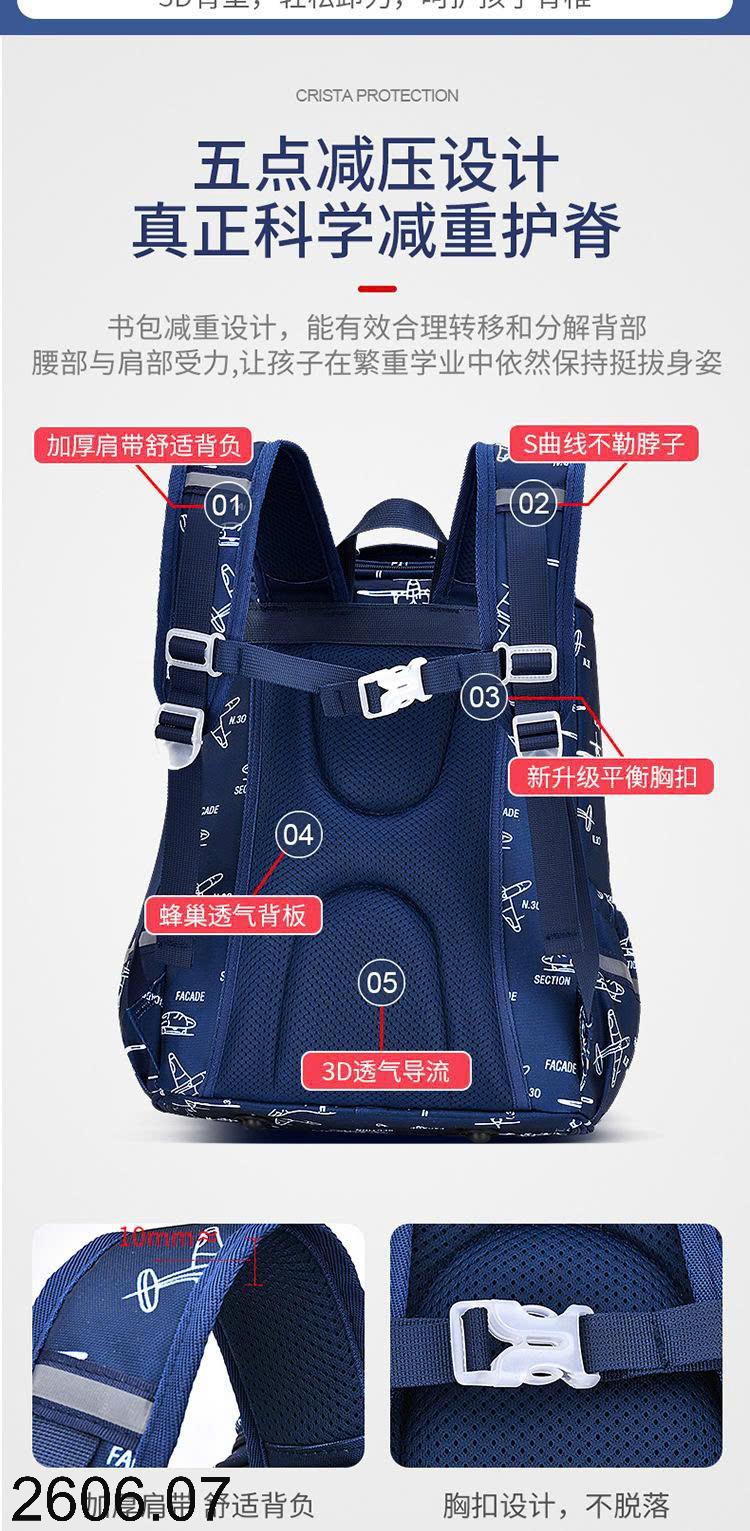 26HA2606.07 - BA LÔ CHỐNG GÙ 3D CHO BÉ