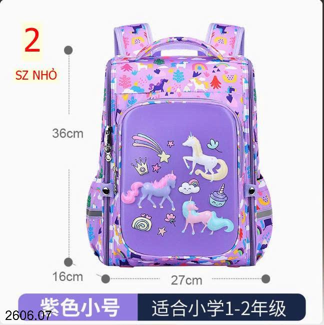 26HA2606.07 - BA LÔ CHỐNG GÙ 3D CHO BÉ