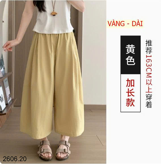 26HA2606.20 - QUẦN CẠP CHUN ỐNG RỘNG