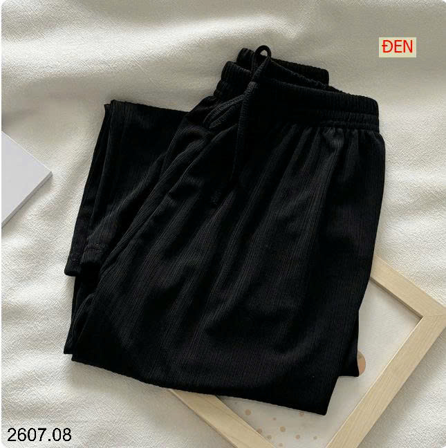 26HA2607.08 - SET 2 QUẦN THUN ỐNG RỘNG BÉ GÁI